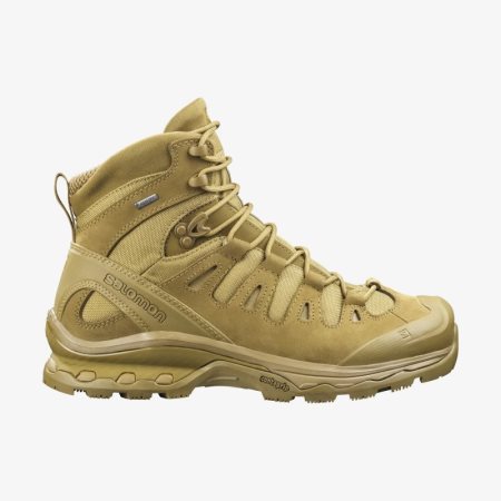 Salomon QUEST 4D GORE-TEX FORCES 2 Womens Tactical Boots Brown UK RTAO